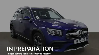Used Mercedes GLB200 AMG line 163 HP (119 kW) 2022 Blue SUV