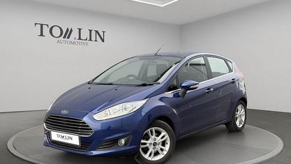 Begagnad Ford Fiesta Zetec 101 HK (74 kW) 2016 Blå Halvkombi