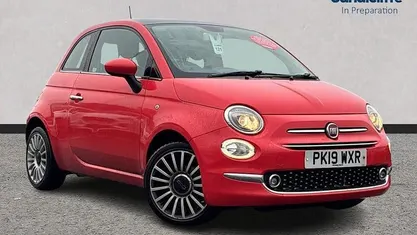 Pink Used 2019 Fiat 500 Lounge Hatchback | £6,796 (Fair price)