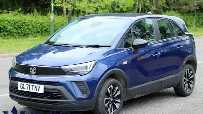 Used Vauxhall Crossland Edition 110 HP (80 kW) 2021 Blue SUV