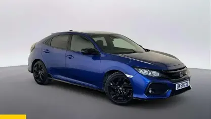 Used Honda Civic Sport 126 HP (92 kW) 2019 Blue Hatchback
