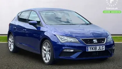 Used Seat Leon FR 180 HP (132 kW) 2018 Blue Hatchback