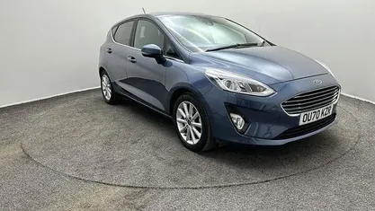 Used Ford Fiesta Titanium 95 HP (69 kW) 2021 Blue Hatchback