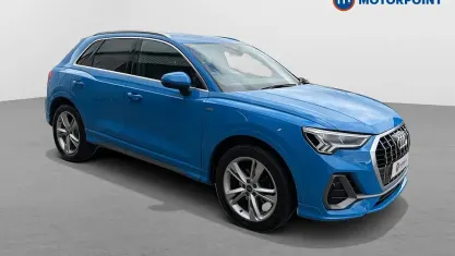 Used Audi Q3 S-Line 150 HP (110 kW) 2021 Blue SUV