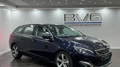 Used Peugeot 308 SW Allure 120 HP (88 kW) 2016 Blue Estate