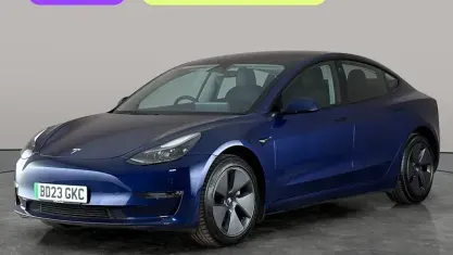 Used Tesla Model 3 Long Range AWD 366 kW (498 HP) 2023 Blue Sedan