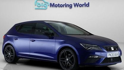 Używany Seat Leon Black Edition 150 KM (110 kW) 2020 Niebieski Hatchback