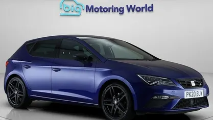 Begagnad Seat Leon Black Edition 150 HK (110 kW) 2020 Blå Halvkombi
