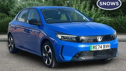 Used Vauxhall Corsa-e Design Edition 100 kW (136 HP) 2024 Blue Hatchback