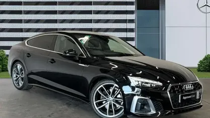 Used Audi A5 Sportback S-Line 150 HP (110 kW) 2023 Blue Hatchback