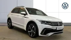White Used 2022 VW Tiguan R-line SUV | £29,080 (Fair price)