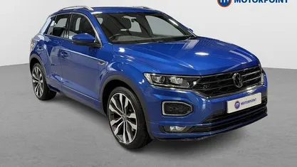 Blue Used 2021 VW T-Roc R-line SUV | £21,849 (Fair price)
