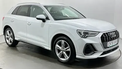 Used Audi Q3 S-Line 150 HP (110 kW) 2020 White SUV