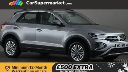 Silver Used 2024 VW T-Roc Life SUV | £19,197 (Fair price)