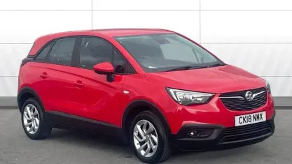 Used Vauxhall Crossland X 99 HP (72 kW) 2018 Red SUV