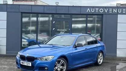 Used BMW 330 M Sport 258 HP (189 kW) 2017 Blue Sedan