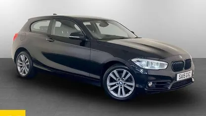 Used BMW 118 Sport Line 150 HP (110 kW) 2015 Black Hatchback