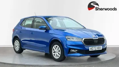 Used Skoda Fabia Comfort 95 HP (69 kW) 2023 Blue Hatchback