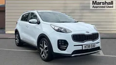 White Used 2018 Kia Sportage GT-Line SUV | £12,181 (Fair price)