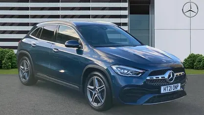 Blue Used 2021 Mercedes GLA180 AMG Line Premium SUV | £25,521 (Fair price)
