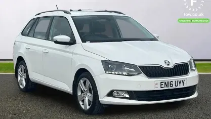 Begagnad Skoda Fabia SE L 110 HK (80 kW) 2016 Vit Kombi