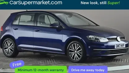 Gebraucht VW Golf VII SE 116 PS (85 kW) 2017 Blau Kleinwagen