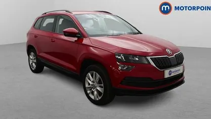 Used Skoda Karoq SE Technology 150 HP (110 kW) 2021 Red SUV