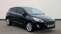 Black Used 2019 Ford Fiesta Titanium Hatchback | £8,287 (Fair price)