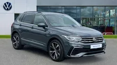 Dolphin grey metallic Used 2022 VW Tiguan R-line SUV | £27,937 (Fair price)