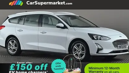 Used Ford Focus Zetec 120 HP (88 kW) 2020 White Estate