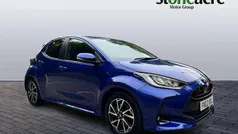Blue Used 2022 Toyota Yaris Hybrid Design Hatchback | £16,499 (Fair price)