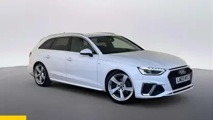 Used Audi A4 S-Line 150 HP (110 kW) 2023 White Estate