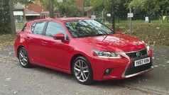 Red Used 2017 Lexus CT200h Executive Line Hatchback | £11,695 (Fair price)