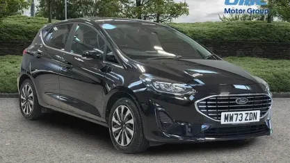 Used Ford Fiesta Titanium 125 HP (91 kW) 2024 Black Hatchback