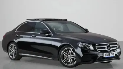 Used Mercedes E220 AMG Line Premium 194 HP (142 kW) 2018 Black Sedan