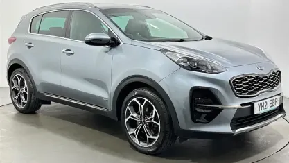 Used Kia Sportage GT-Line 177 HP (130 kW) 2021 Silver SUV