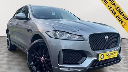 Używany Jaguar F-Pace Chequered Flag 180 KM (132 kW) 2019 Szary SUV