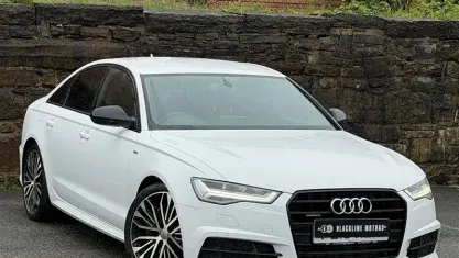 Used Audi A6 Black Edition 272 HP (200 kW) 2018 White Sedan