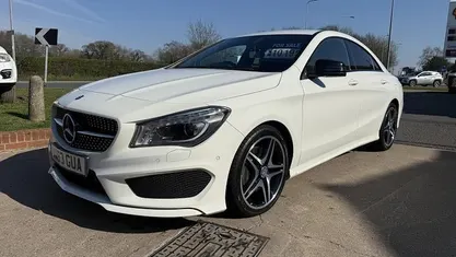 Used Mercedes CLA220 AMG 170 HP (125 kW) 2013 White Sedan