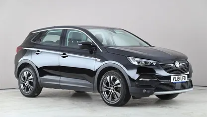 Used Vauxhall Grandland X Sport 131 HP (96 kW) 2019 Black SUV