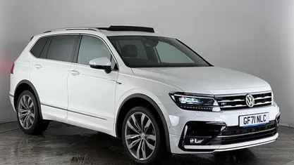 White Used 2021 VW Tiguan Allspace R-line SUV | £24,600 (Good price)