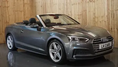 Używany Audi A5 Cabriolet S-Line 190 KM (139 kW) 2017 Szary Kabriolet