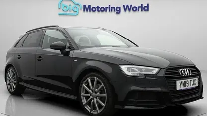Used Audi A3 Sportback Black Edition 150 HP (110 kW) 2019 Black Hatchback