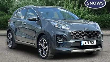 Used Kia Sportage GT-Line 177 HP (130 kW) 2021 Grey SUV