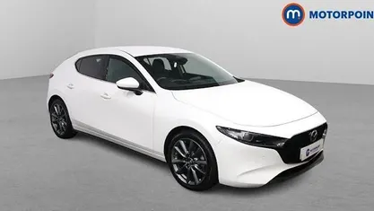 Used Mazda 3 Exclusive-Line 140 HP (102 kW) 2025 White Hatchback