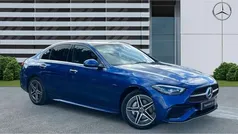 Blue Used 2025 Mercedes C300e AMG Line Premium Plus Sedan | £45,671 (Fair price)