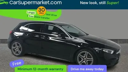 Begagnad Mercedes A180 Executive 136 HK (100 kW) 2020 Svart Halvkombi