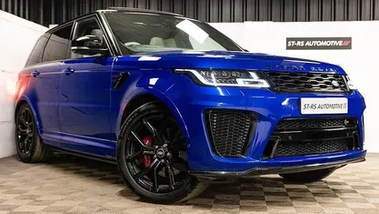 Used Land Rover Range Rover Sport SVR 575 HP (422 kW) 2019 Blue SUV