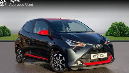 Electro grey Used 2021 Toyota Aygo Trend Hatchback | £10,878 (Fair price)