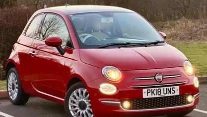 Used Fiat 500 Lounge 69 HP (50 kW) 2018 Red Hatchback
